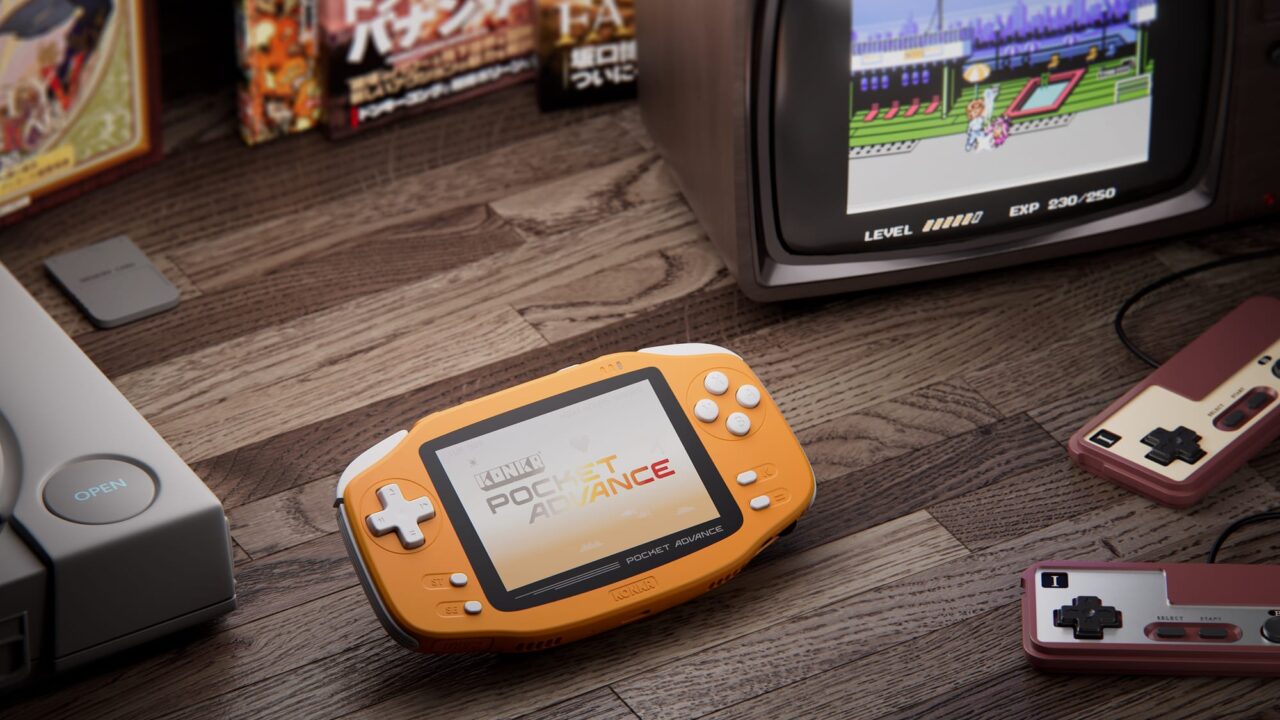 AYANEO「KONKR Pocket ADVANCE」のデザインが公開｜ゲームボーイ
