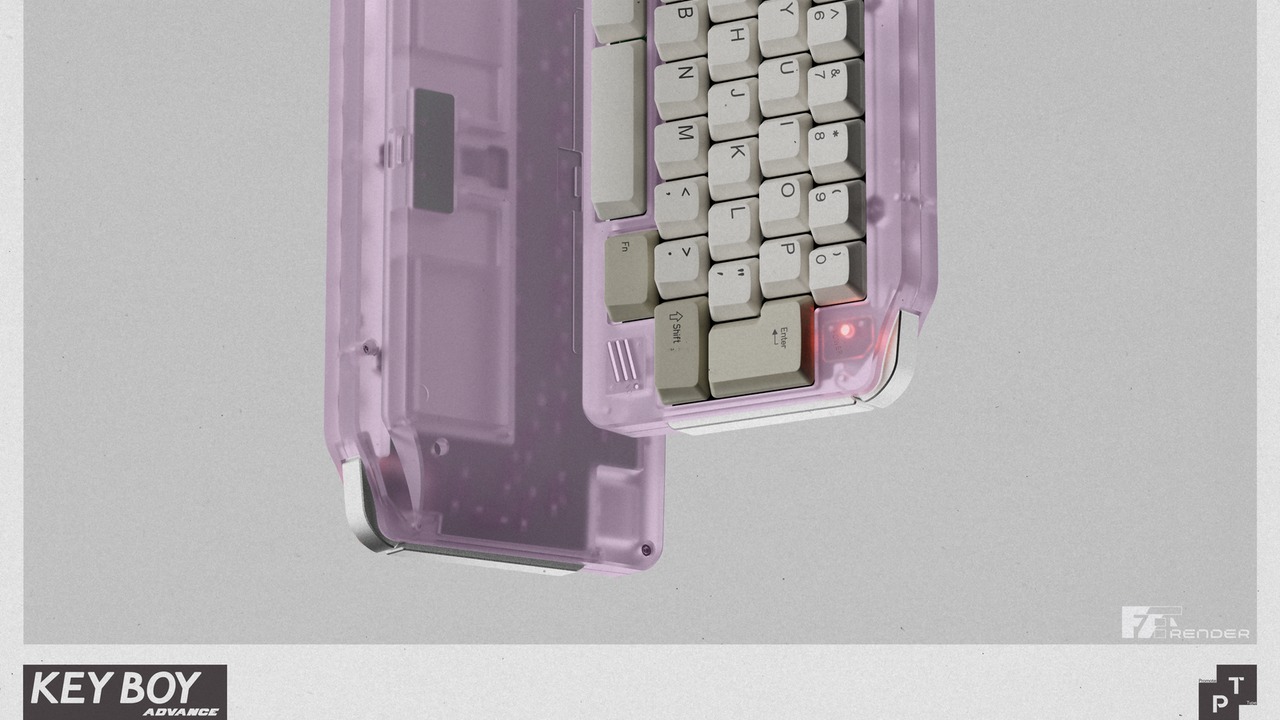 KeyBoy Advance ポリカーボネート パープル