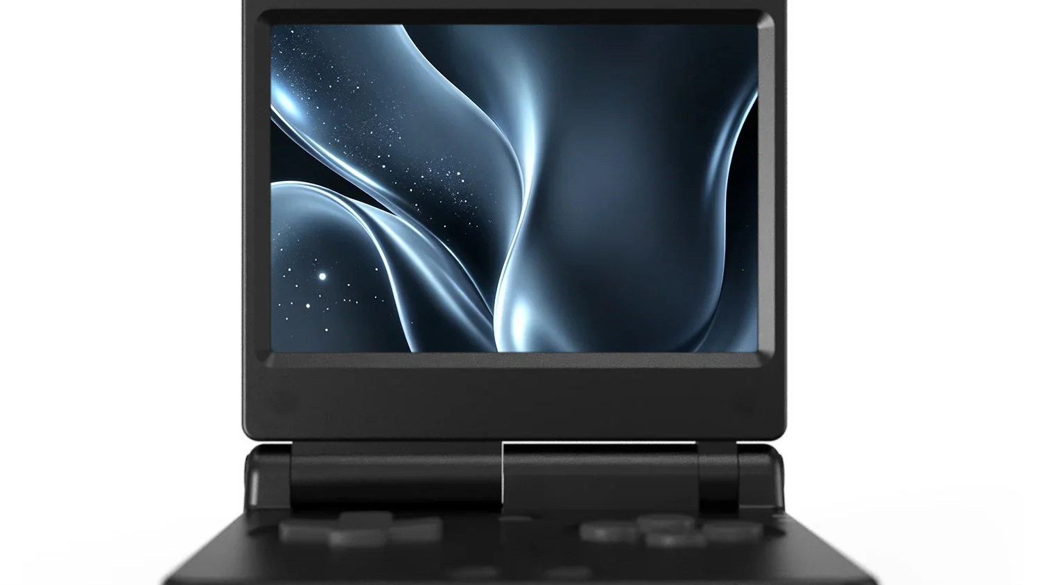 ANBERNIC RG SP の3.4インチIPSディスプレイ（720×480のドットバイドット表示）