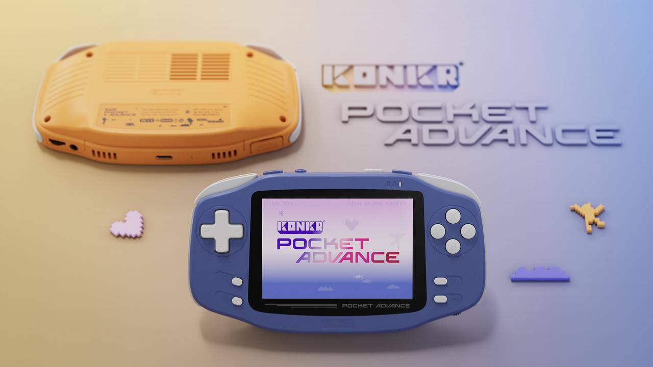 AYANEO「KONKR Pocket ADVANCE」のデザインが公開｜ゲームボーイ