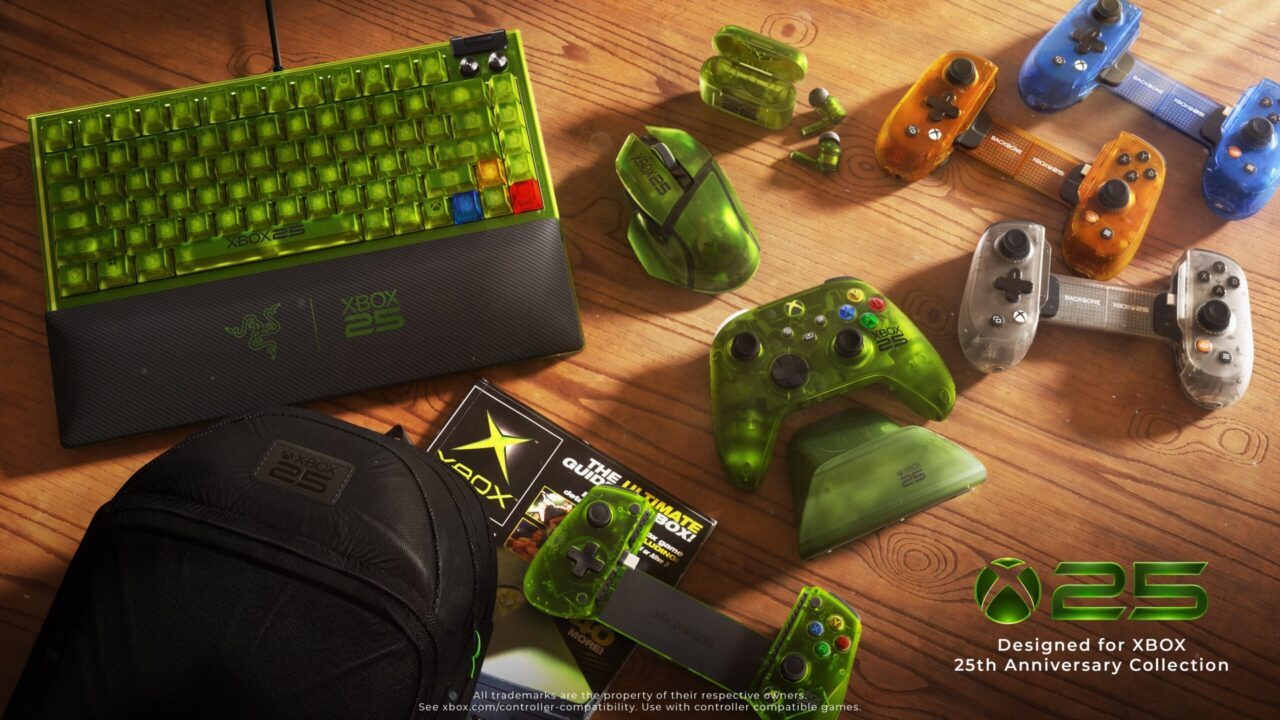 Designed for XBOX 25th Anniversary Collectionが予約開始｜初代カラーの半透明グリーンでRazer・8BitDo・GameSirなど7製品