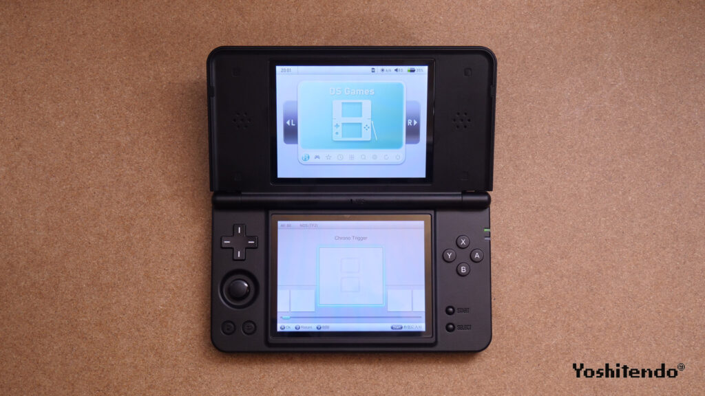 RG DS PlusのDS Gamesホーム画面