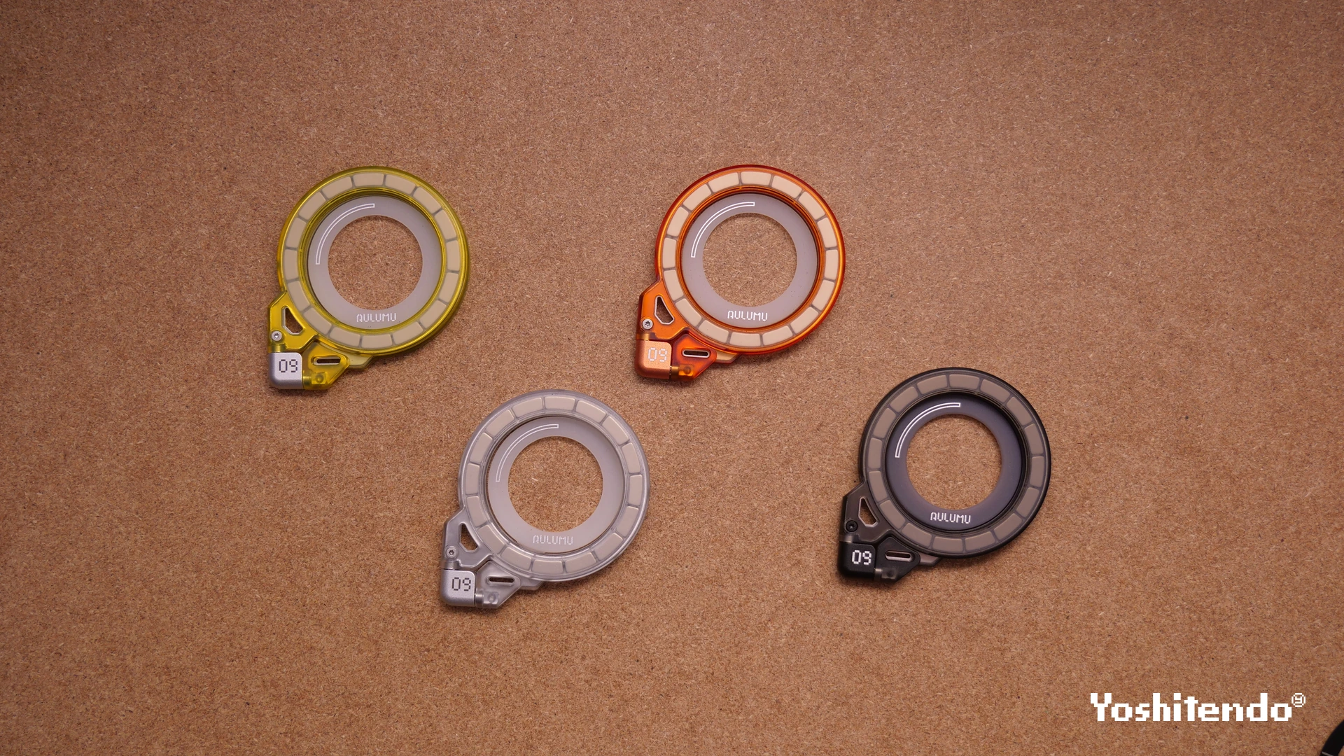 AULUMU G09 Ghostの4色を並べた状態