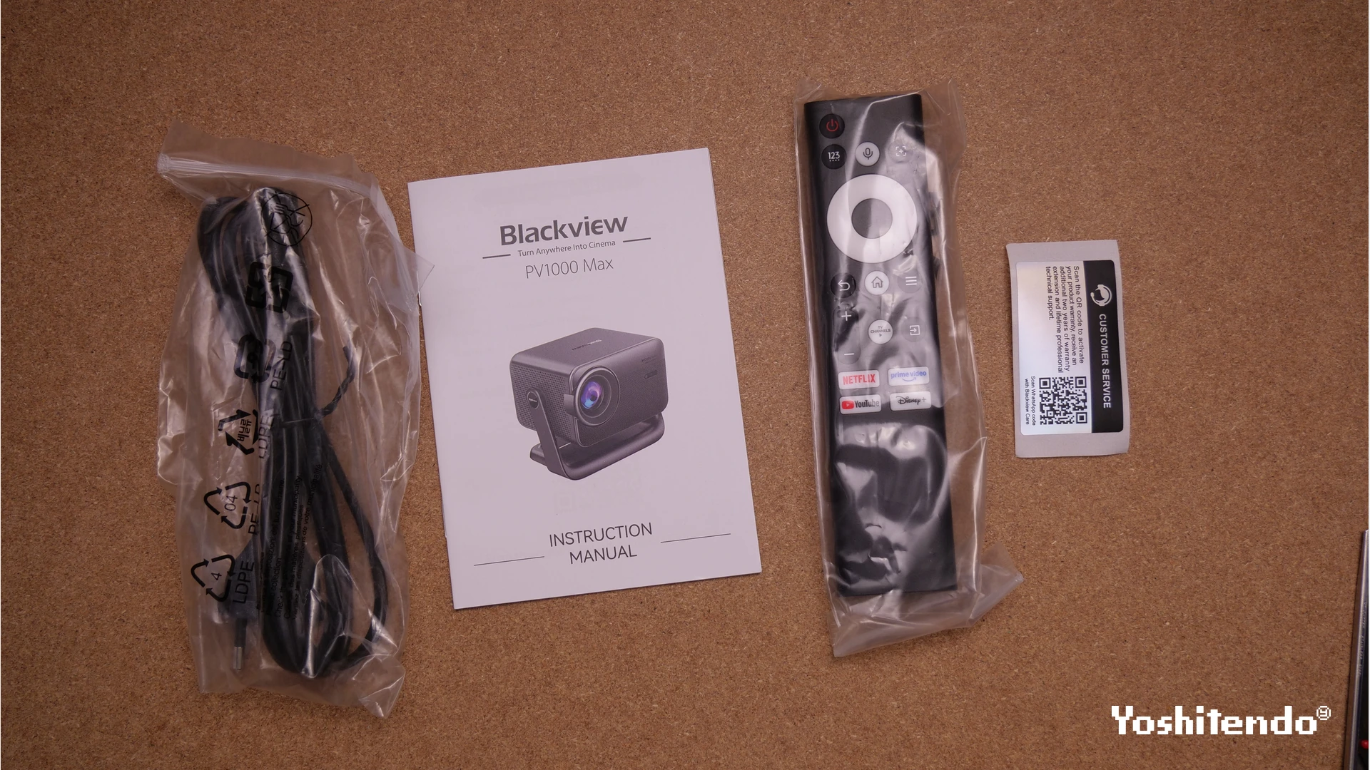 Blackview PV1000 Max 付属品