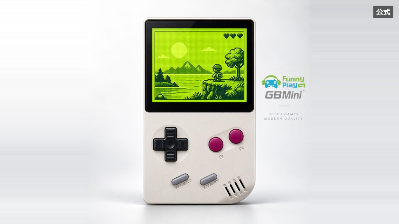FunnyPlaying FPGB MINIの公式マニュアルが公開｜GB/GBCカートリッジを挿して遊べる携帯機、2.98インチ800×720