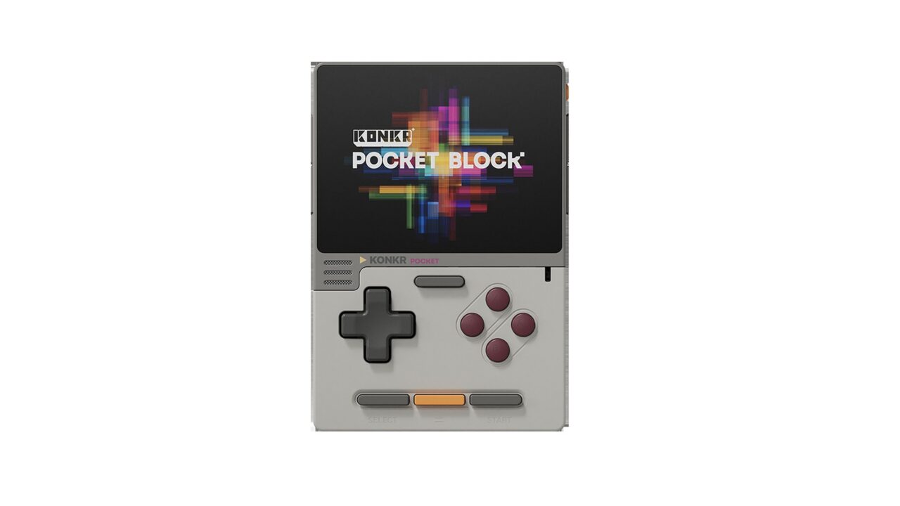 KONKR Pocket BLOCKがプレオーダー開始｜縦持ちスタイルのAndroid携帯ゲーム機