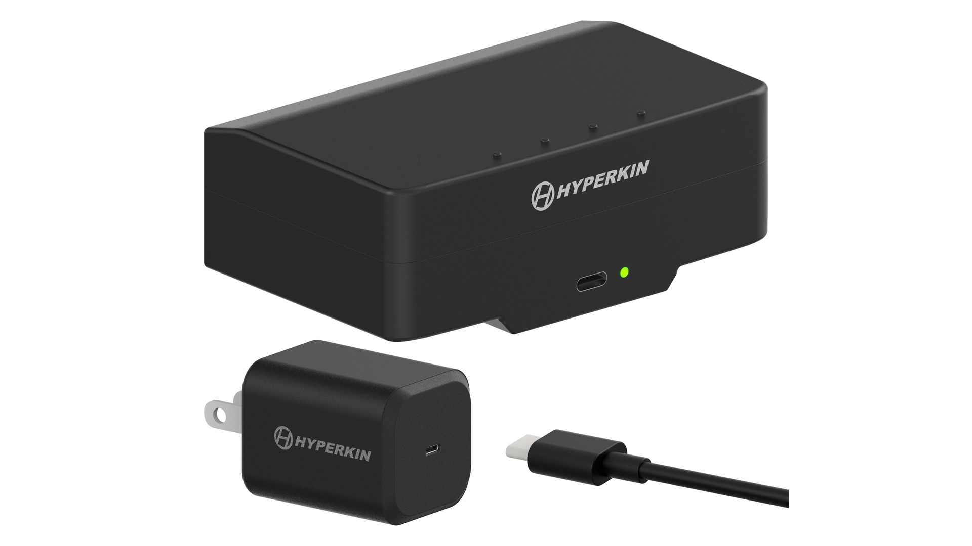 ニンテンドウ64用ShockLineのアダプターケーブルとUSB-C充電器
