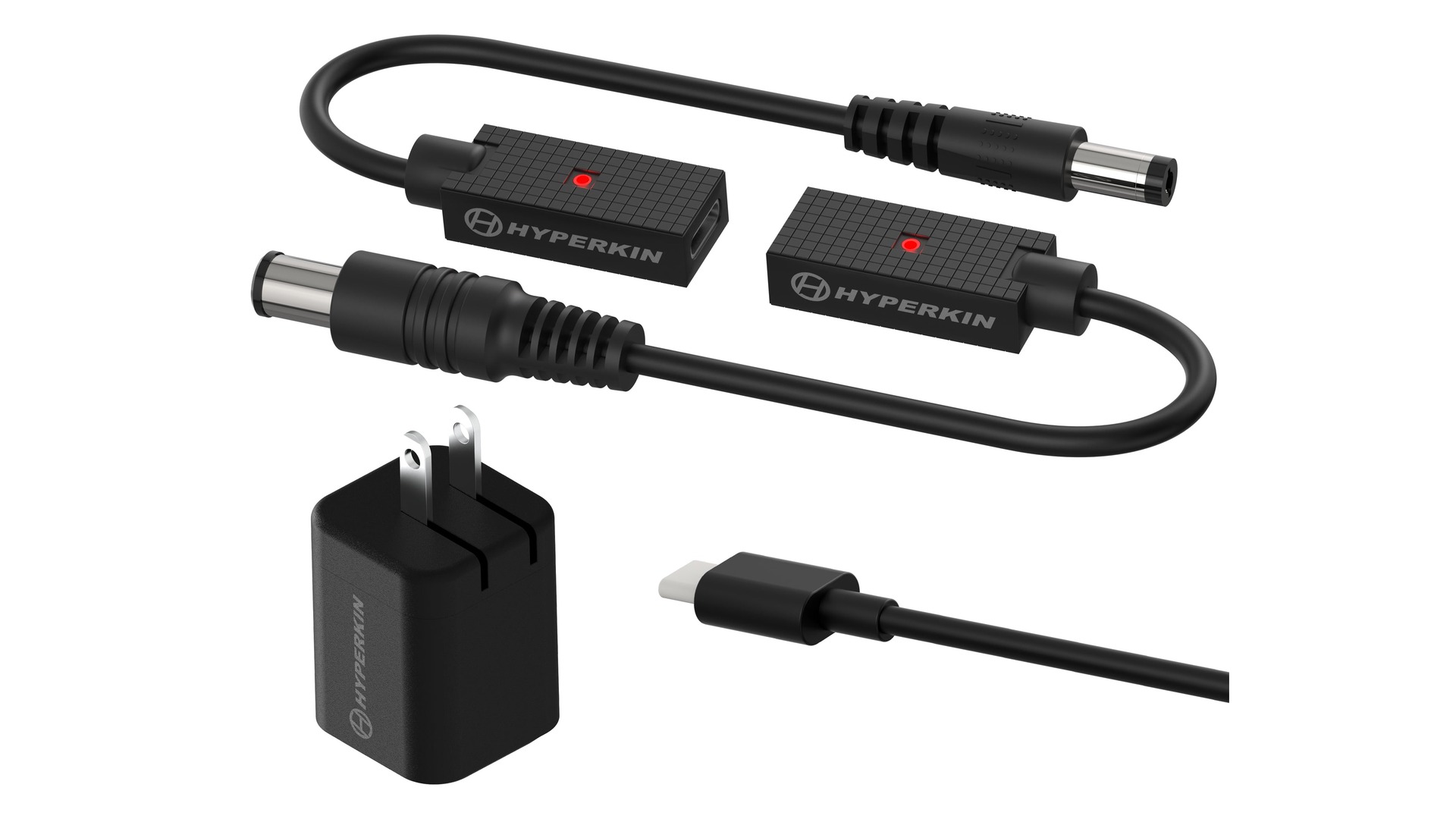 ファミコンなど用ShockLineの変換コネクタ2本と充電器一式