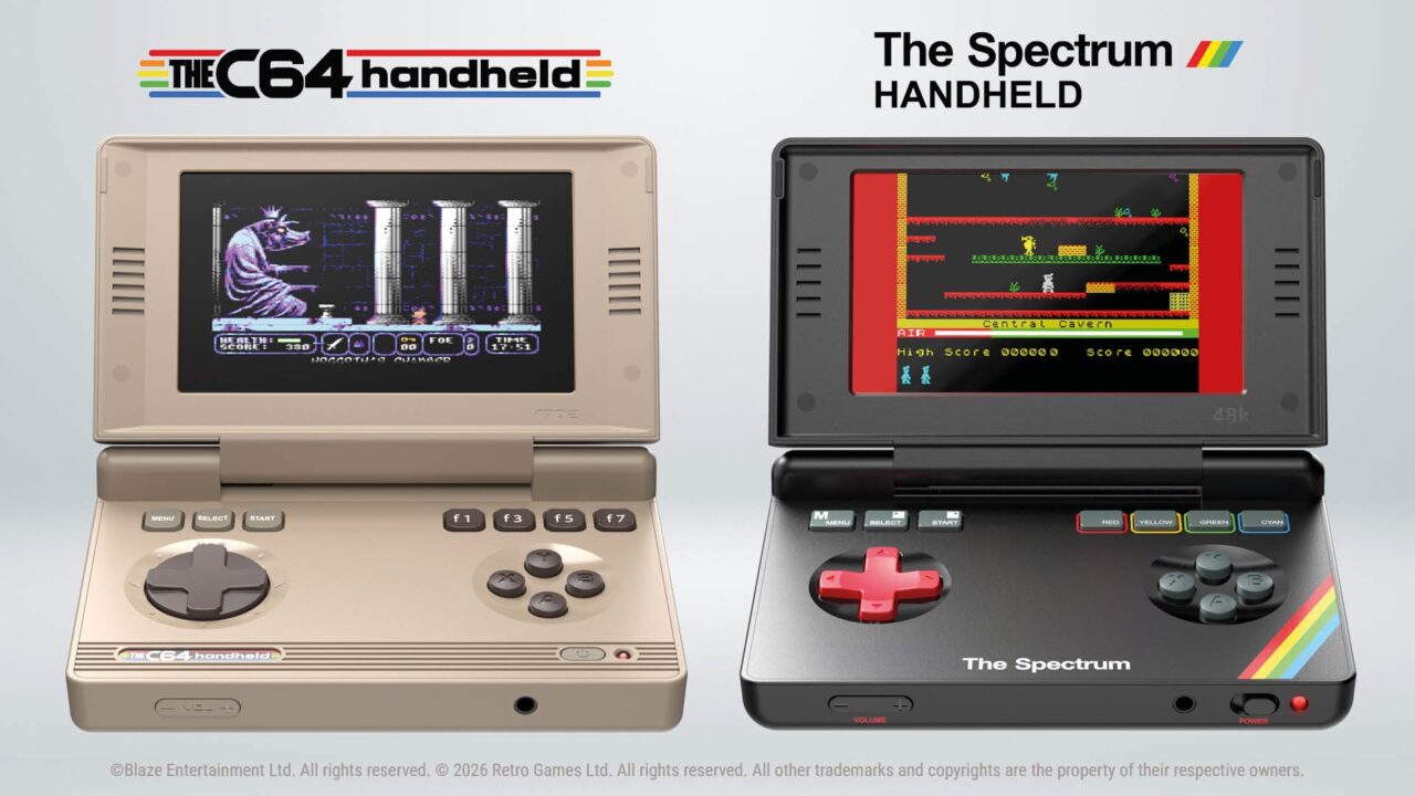 THEC64 HandheldとThe Spectrum Handheldの発売が2027年4月22日に延期
