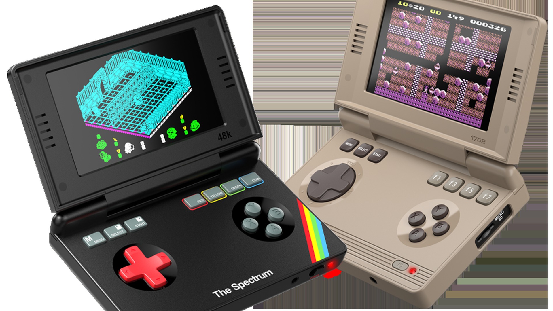 The Spectrum HandheldとTHEC64 Handheld